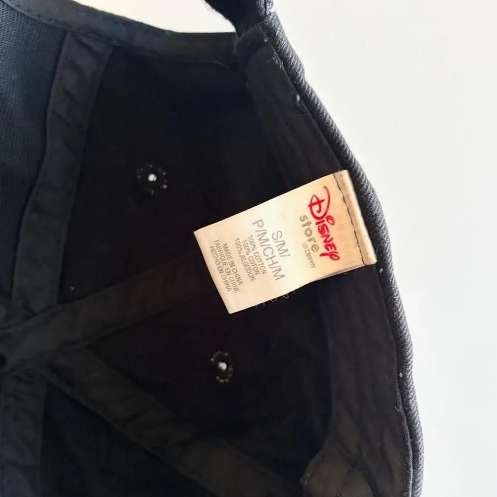 Vintage Disney Store Power Rangers Youth Hat Cap Black, size S/M, 90's #kidcore